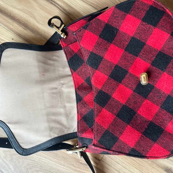 Talbots purse crossbody buffalo check pattern - Picture 3 of 5